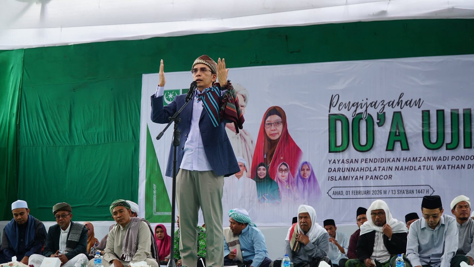 “Doa Tanpa Ikhtiar Seperti Sayap Patah”: Pesan TGB untuk Para Santri.